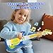 Contixo TG4 Musical Guitar and Microphone Set for Kids, Blue Electric Guitar Toys Starter Kit with Adjustable Height Microphone Stand, Karaoke Toy for Boys, Girls, Toddlers Christmas Birthday Gift