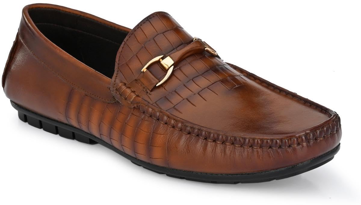 Comforts Black Genuine Leather Casual Loafer for Men - ML-1961-image-34