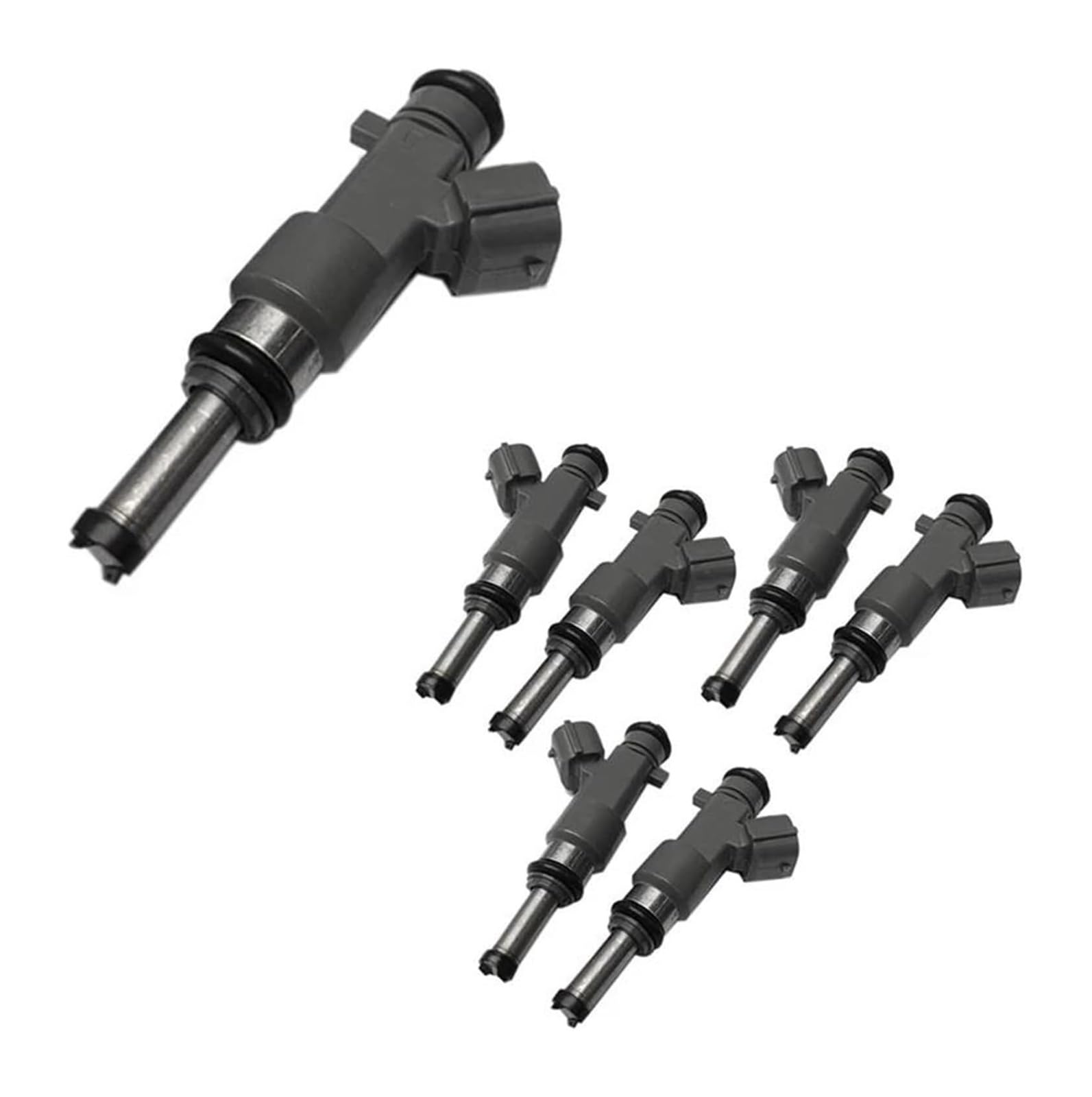 Para Nissan Para Frontier 2.5L L4 2005-2019 16600-EA000 Suministro Automóviles 6 Piezas Boquillas Inyectores Combustible 12 Orificios 16600-EA00A Boquilla Combustible(6pcs)