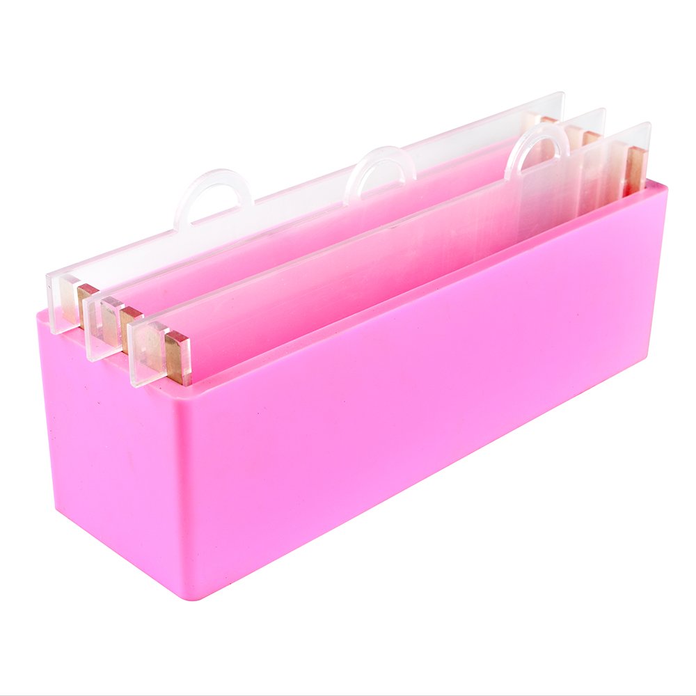 Moule de savon en silicone rectangulaire vertical acrylique pour pain fait main Nicole