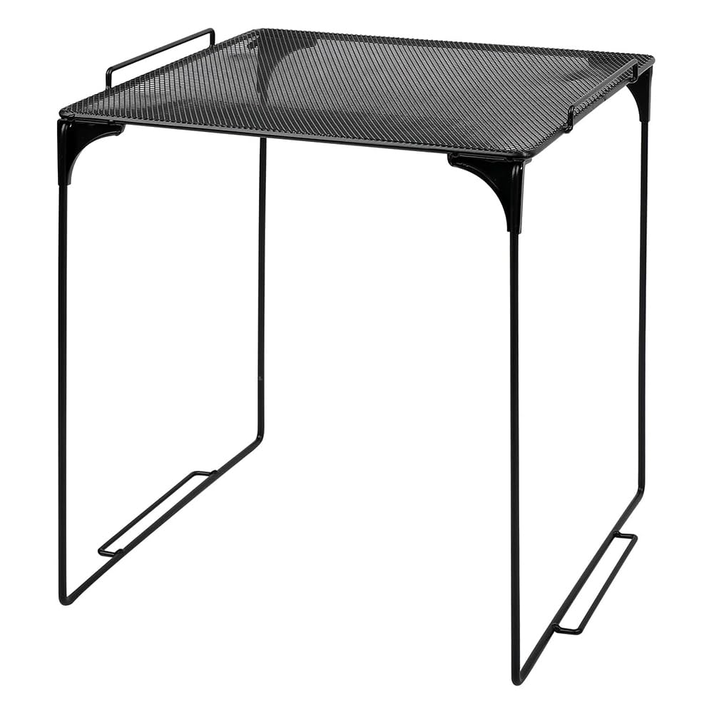 CTRLZS Extra Locker Shelf Stackable for School Locker Organizer Shelf Storage Cabinet Suitable Black