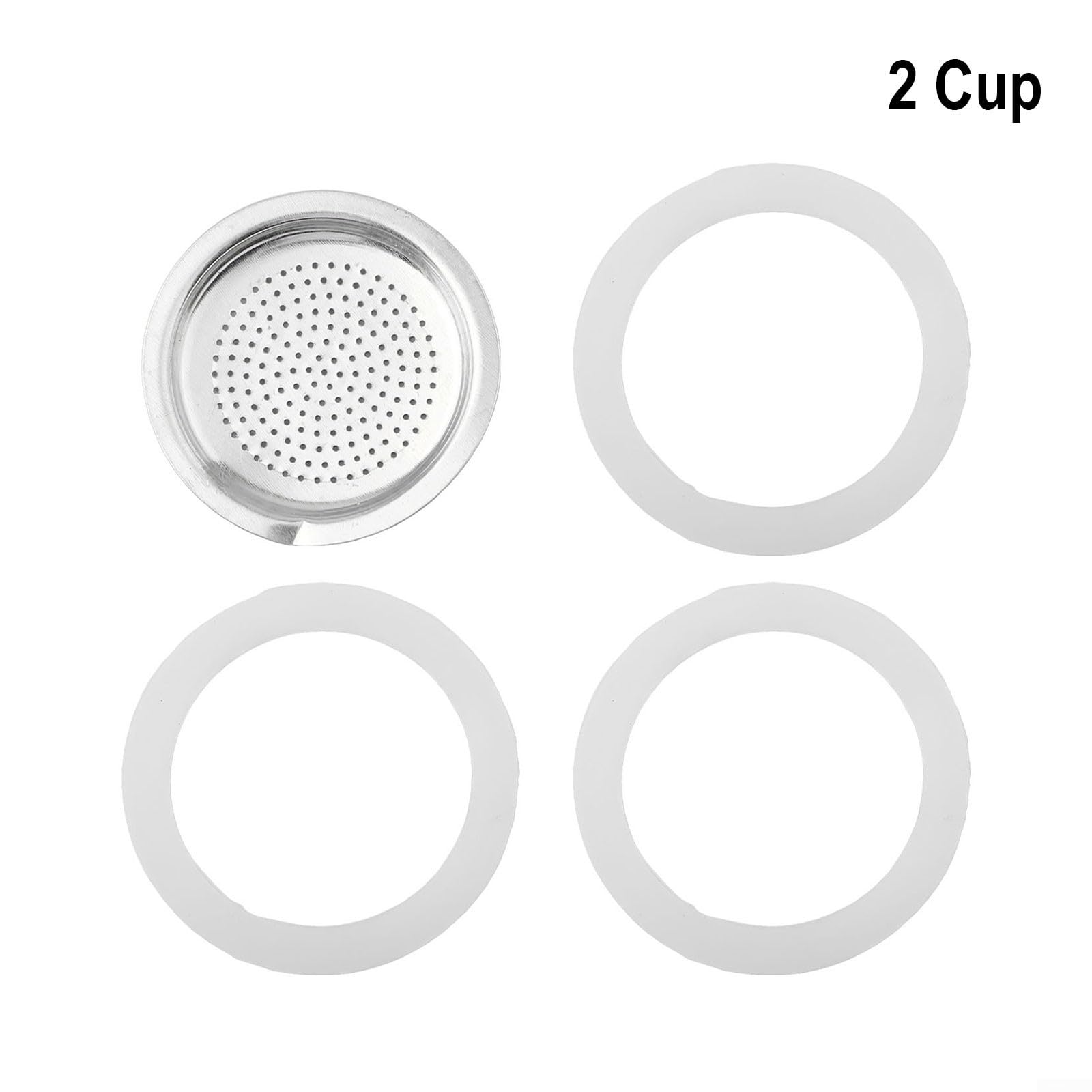Amazon.com: Coffee Rubber for RING Italian Moka Pot Flexible Washer Gasket  for RING Replacenent-Accessories For Cups Pot Espresso Coffee Makers(2 cup):  Home & Kitchen