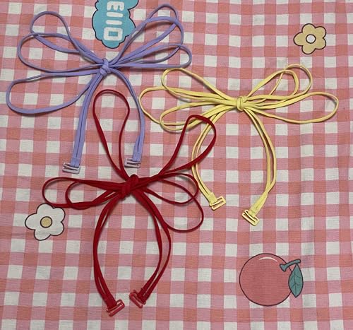 Image of Halter Neck Bra Straps Replacement Swimsuit Bathing Suit Self Tie-knot Adjustable Detachable Spare Bra Straps