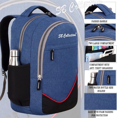 Image of S.B. Collection Bags Unisex Usb Waterresistance Office /Business /College Daily Use Helping hand Backpack 32L Laptop Backpack