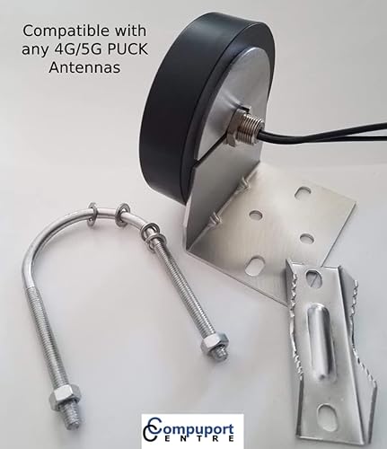 Miniatura 4 de El soporte de antena de disco CompuPort está diseñado para soportar la instalación de antenas estilo disco en varios entornos al aire libre.