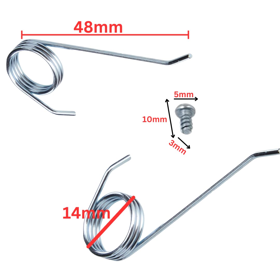 UTIZ Lot de 42 dents de râteau à gazon Flymo Compact 340 3400 en métal (pour FLY058)