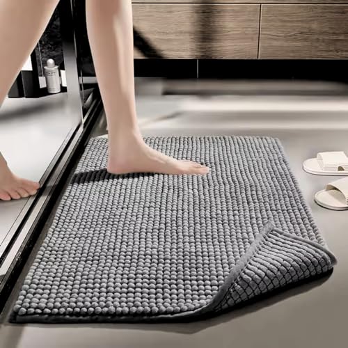 MINICASA Kit 3 Tapetes para Banheiro Bolinha Microfibra Absorvent...