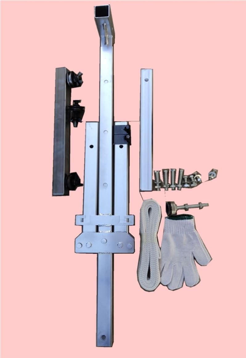 icVantA Manual Winch + Support Bracket, for Air Conditioning Outdoor Unit Installation, Foldable Lift Tool (Color : 5hp Enhanced+10m Winch) (Folding Side Only Bracket)