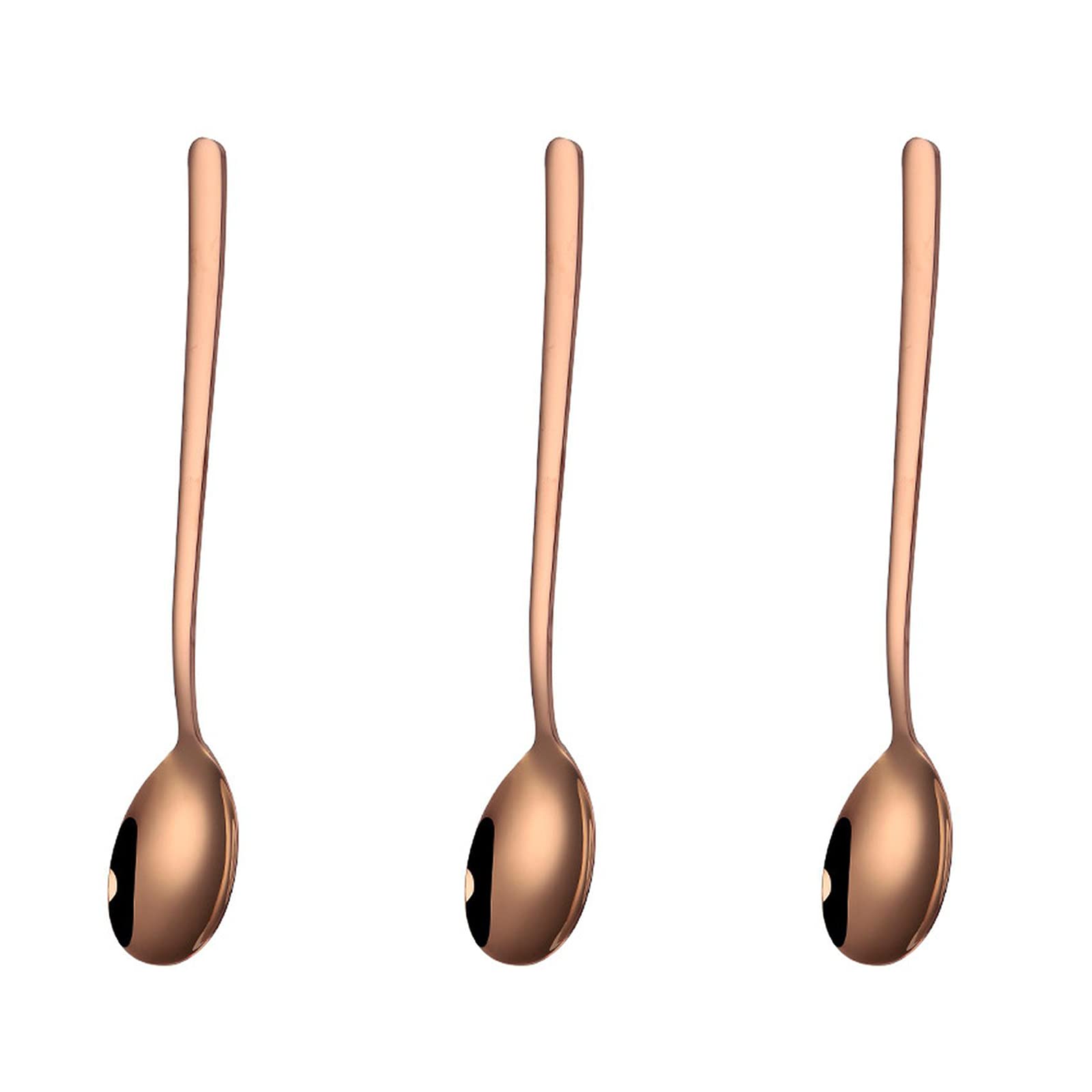Paletta Per Gelato In Acciaio Inox Con Manico Antiscivolo - Colore Oro Rosa - Anticongelamento, Facile Da Usare, Lavabile In Lavastoviglie - 4