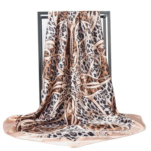 Silk Scarf for Women Lightweight Satin Hair Bandanas Head Scarves Satin Neck Wrap Headscarf 35"2