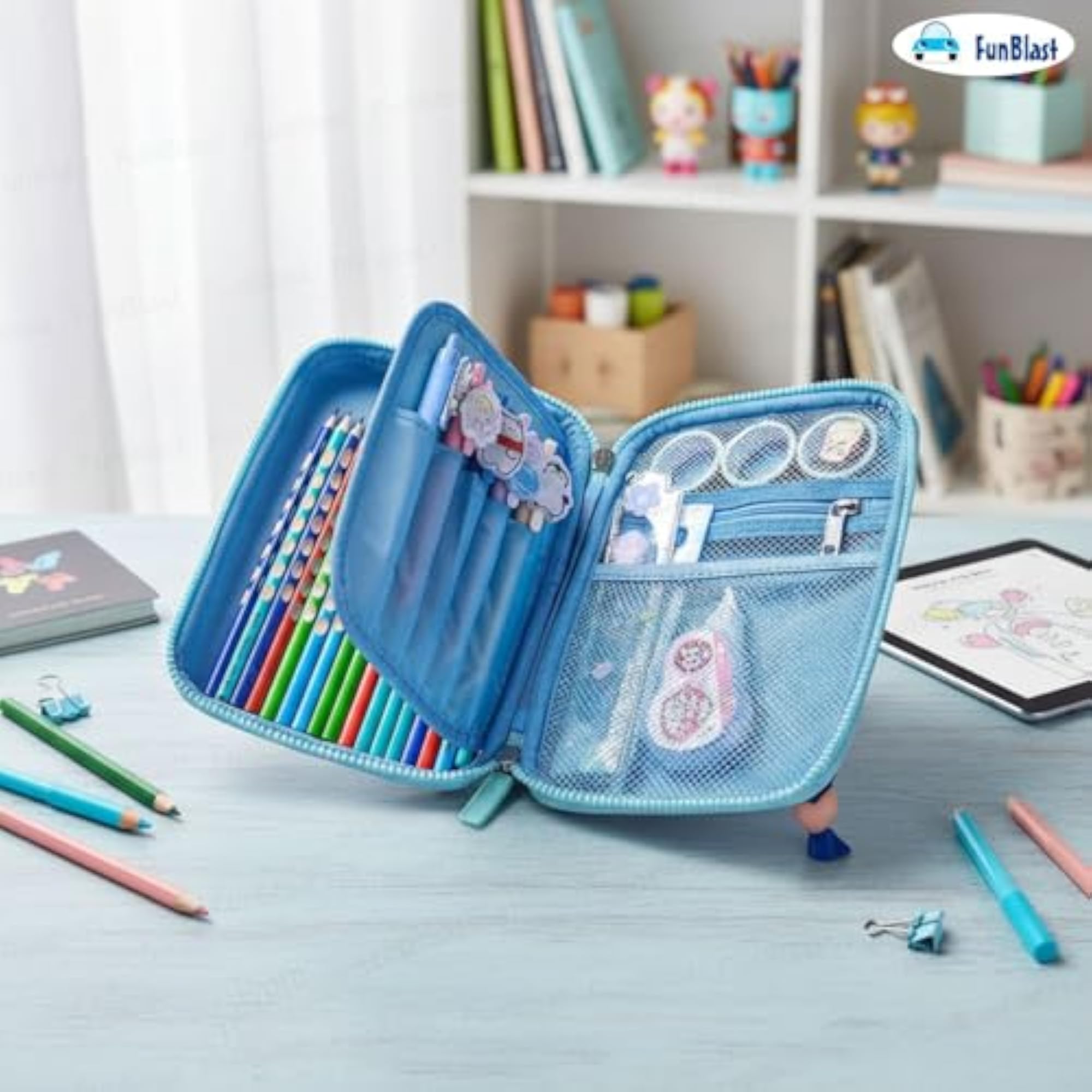 3D EVA Astronaut Pencil Case for Kids, Large Capacity