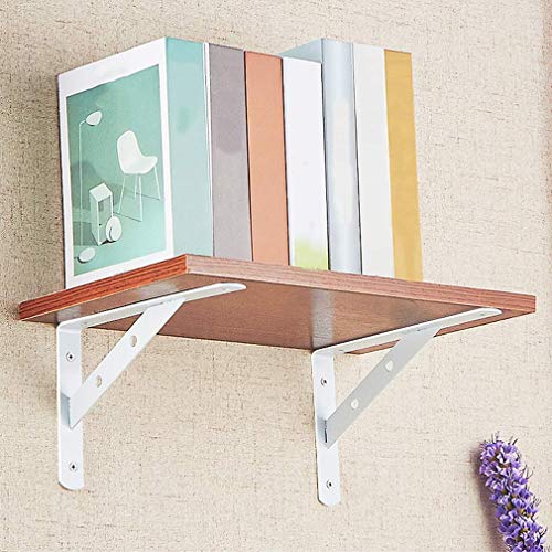 Support d'étagère triangulaire pour fixer une tablette murale en bois