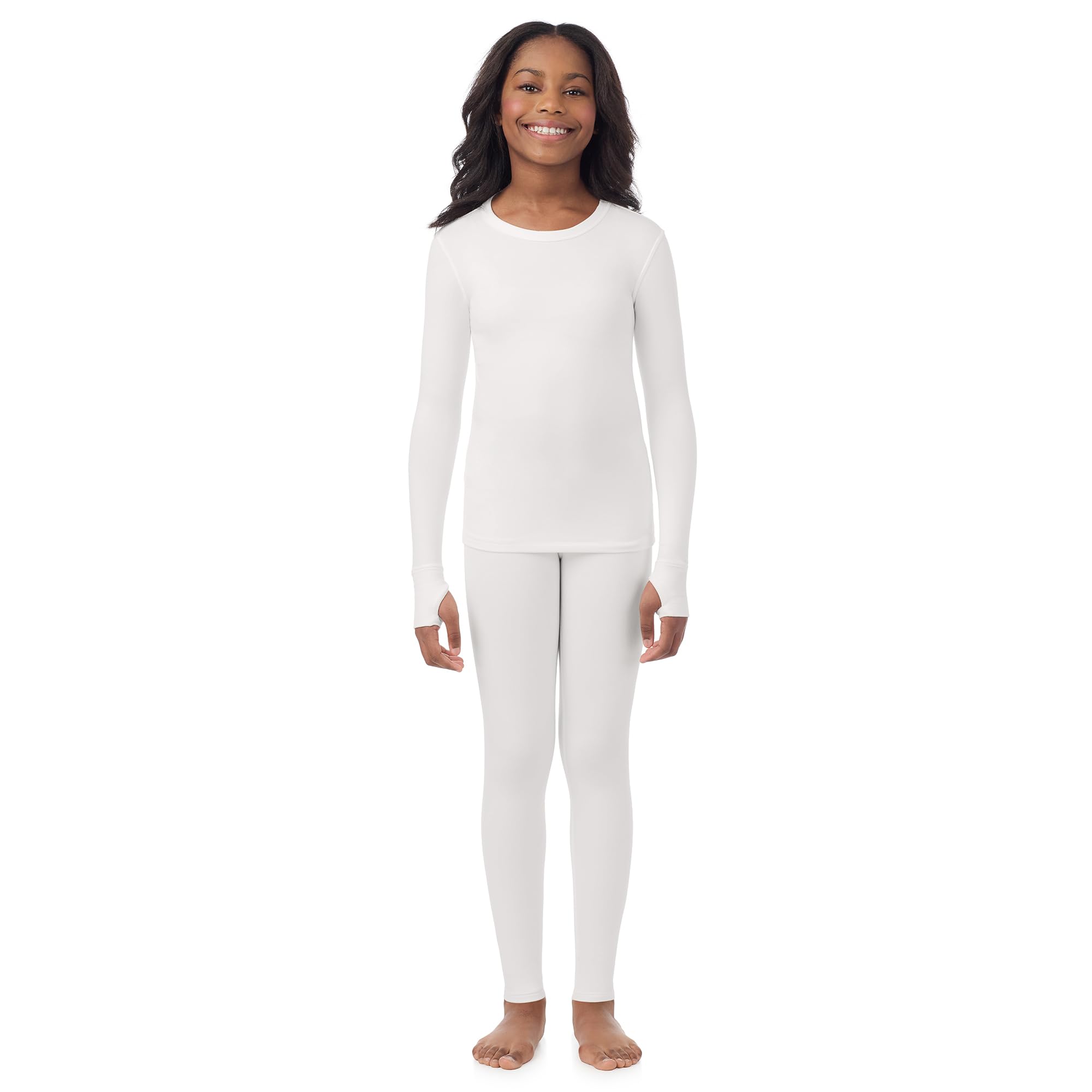 Cuddl Duds Heavyweight 2 Piece Sets Base Layer Thermal Underwear for Girls