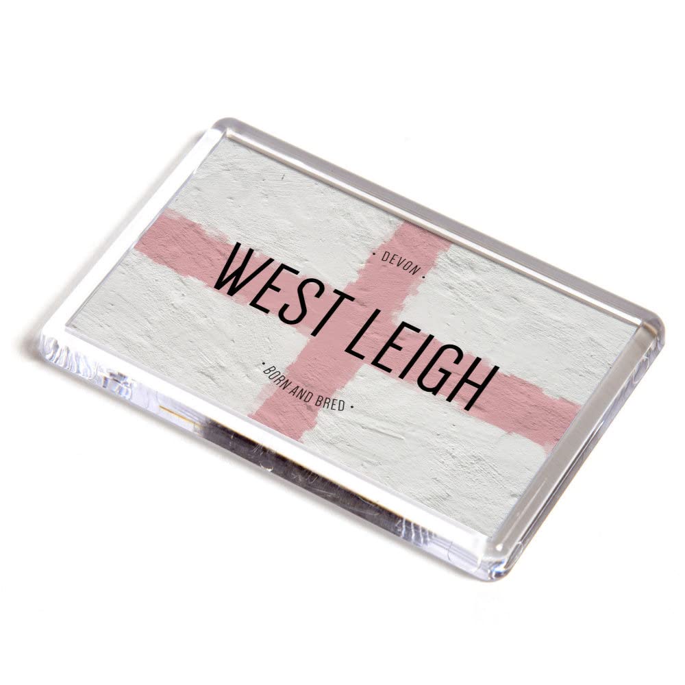 FRIDGE MAGNET - West Leigh, Devon - Born and Bred