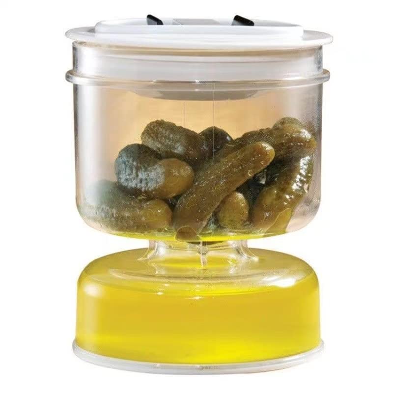 Buy Pickle and Olive Hourglass Jar, Pickle Flip Jar, Juice Separator