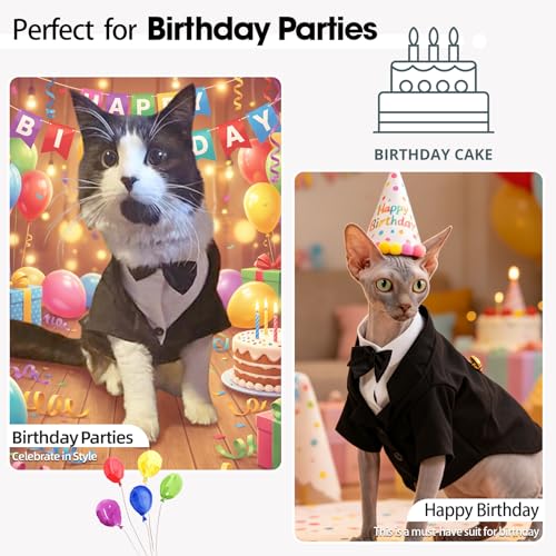 #1 Best Qbleev Cat Tuxedo - Premium Pet Apparel Set - Image 5