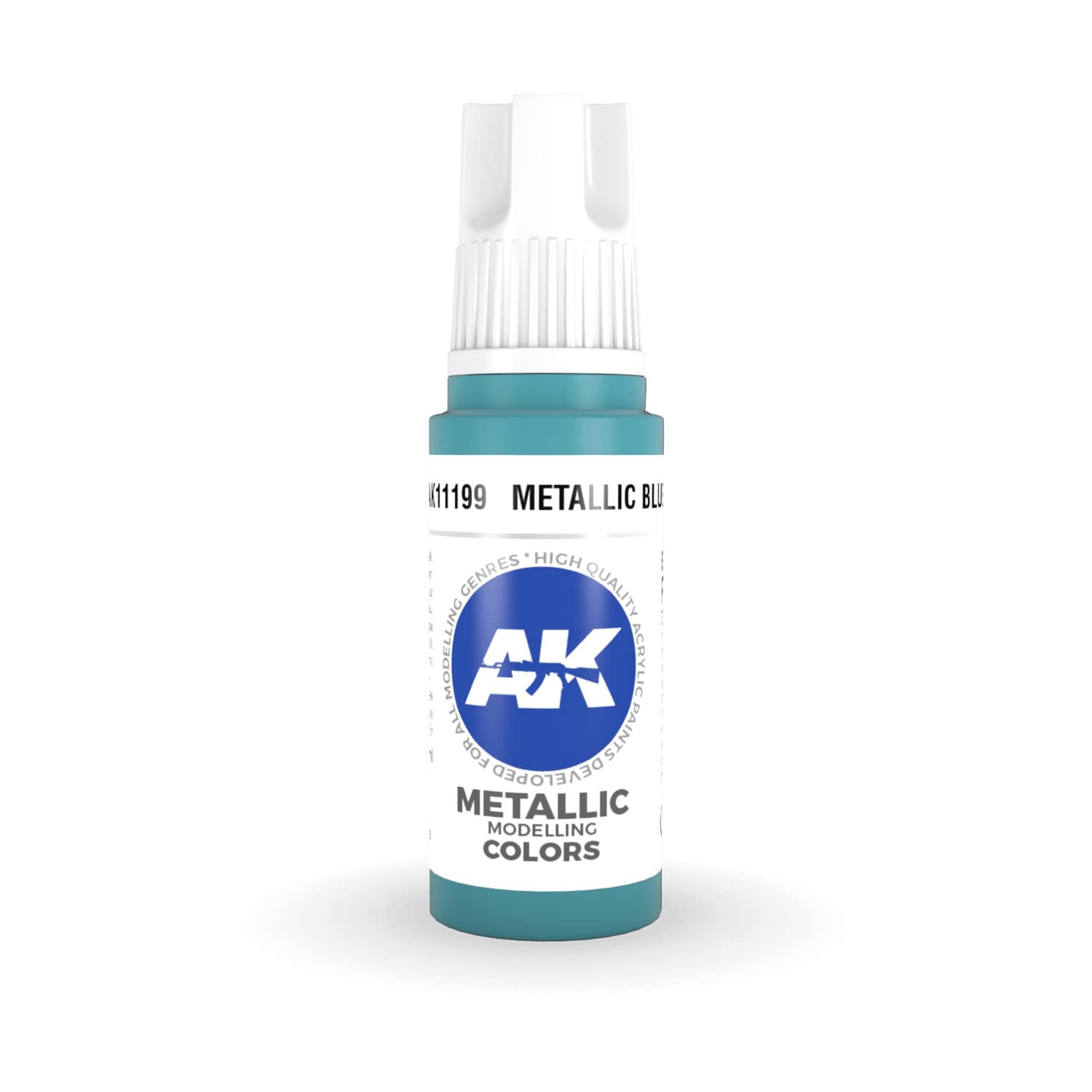 Metallic Blue - AK 3 Gen Colour - AK Interactive 18ml Acrylic Paint