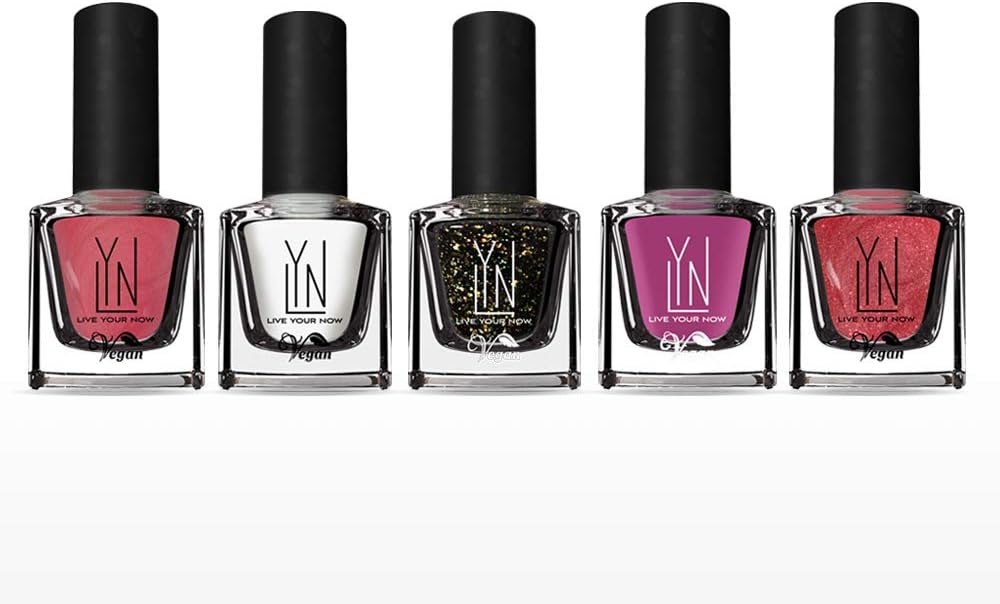 LYN - Nail Matte Colours - Combo of Nail Polish (Set of 5)