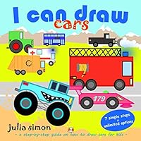 I can draw cars: a step-by-step guide on how to draw cars for kids 3985180008 Book Cover