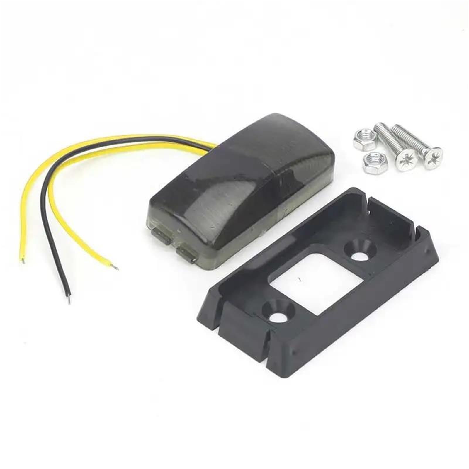Freccia Auto 2/4 Pezzi 8 LED Luce Di Ingombro Laterale Luce Di Avvertimento Per Rimorchio Camion Roulotte 12V-24V Indicatore Laterale(10pcs Red)
