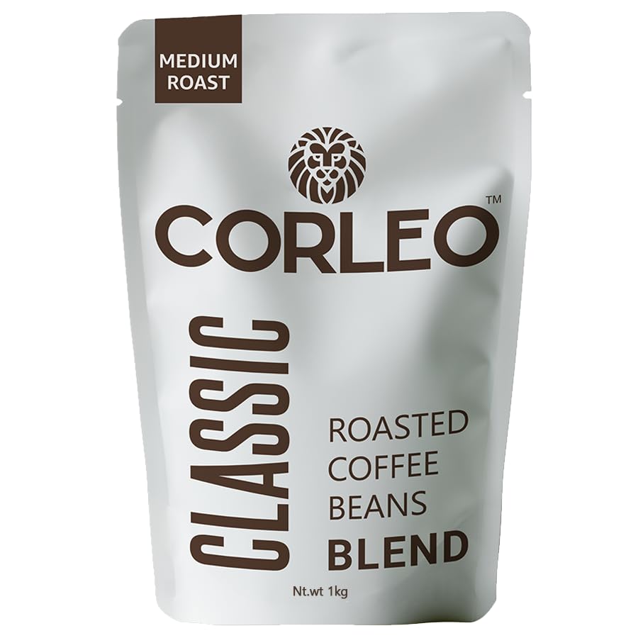 Corleo Arabica Robusta Coffee Beans 1kg |Medium Roast |Coffee Beans Roasted | Freshly Roasted Coffee Beans| Whole Coffee Beans |Ethically Sourced (B0CJYBWYLB) Amazon Price History, Amazon Price Tracker
