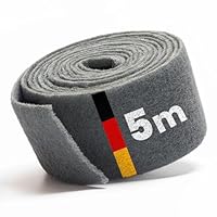 PICTORIS Schleifvlies - Made in Germany - 5 m x 100 mm - Korn 800 - extrem langlebig durch einzigartige Imprägnierung - Schleiffleece/Schleifpad für Holz, Metall, Edelstahl, uvm.