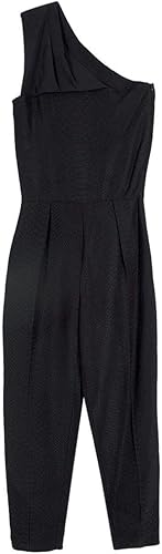 Stella McCartney Mono de un hombro en negro con estampado de pitón segunda mano