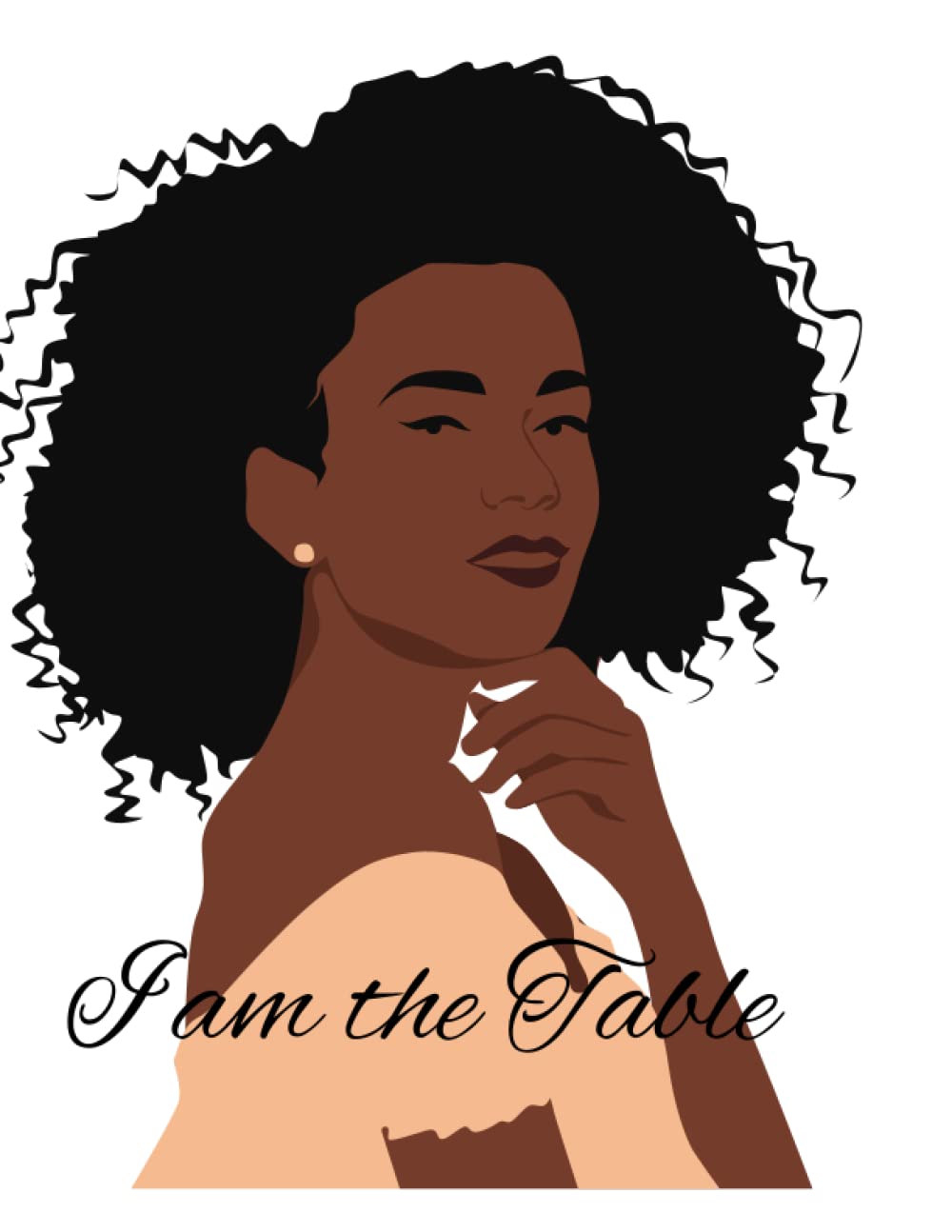Journal I am the Table 50 pages lignées grand format pour vos notes