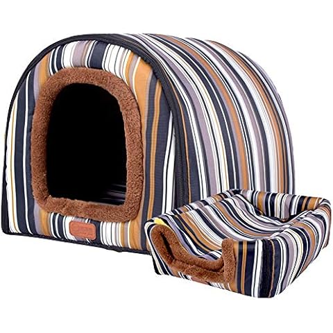 Cama y sofá 2 en 1 HONGBI para mascotas, portátil y plegable XL Cover