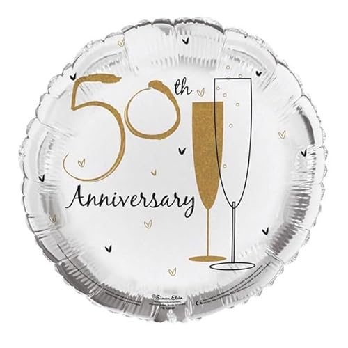 Simon Elvin - Ballon en aluminium (Taille unique) (Argenté/Jaune or)