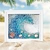 Sea Glass Art Kit, DIY Mosaic Arts and Craft Kits Ocean Painting Kit,DIY Resin Beach Art Kit, Resin Beach Art Kit for Home Decoration, Resin Sea Glass Art Kit(Palm Tree) #1