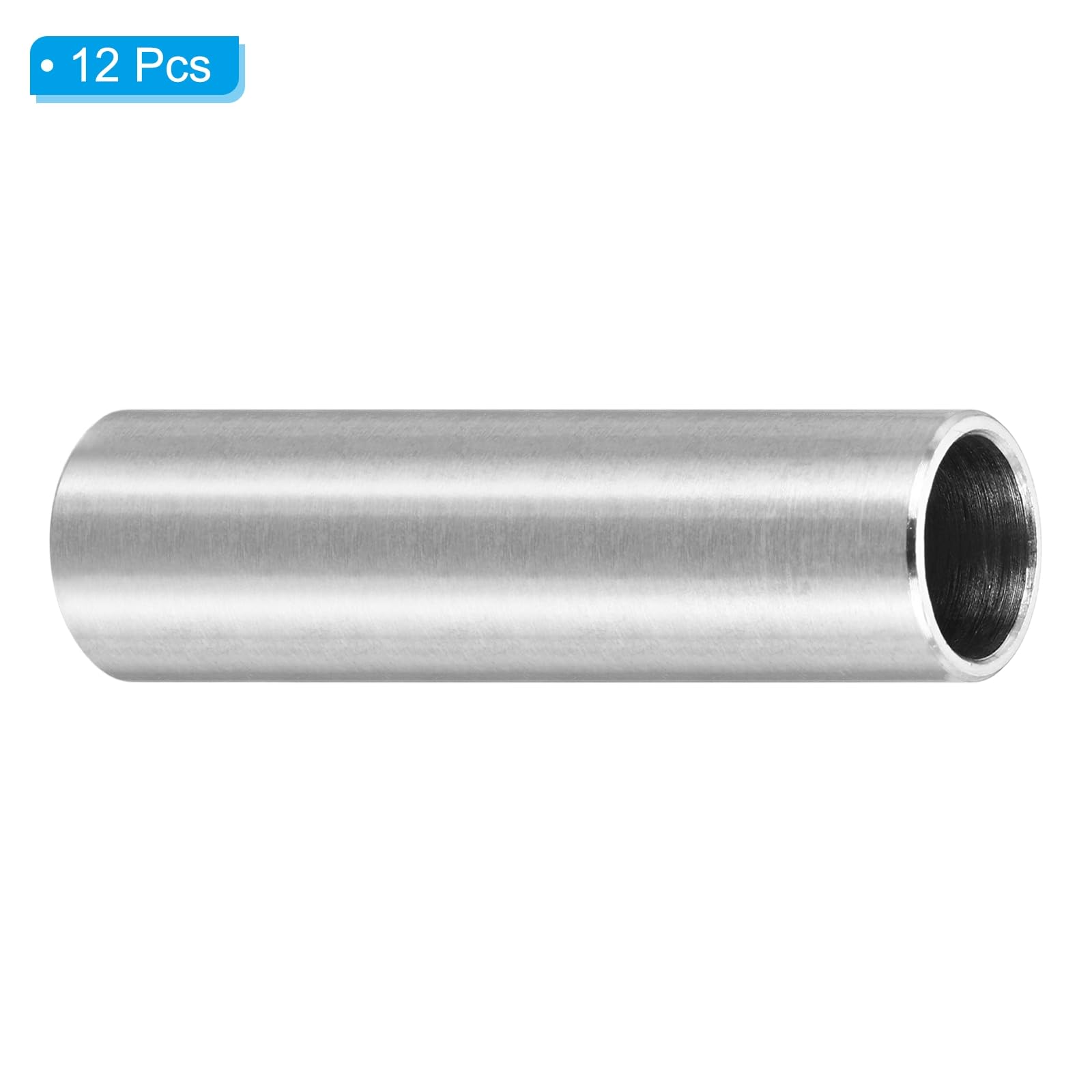 PATIKIL M8 Stainless Steel Spacers, 12Pcs Metal Spacer 8mm ID x 10mm OD x 40mm L Screw Standoff for 5/16" or M8 Screw - Image 3