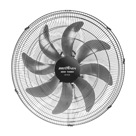 Ventilador de parede Britânia BVT675 Tecnologia Max Force 215W 220V
