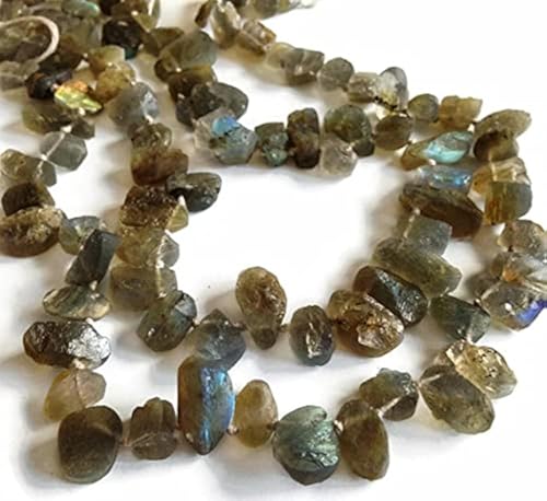 Labradorite rough nuggets pour atelier création bijoux style bohème - 2