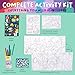 Creativity for Kids Wonder Worlds 3D Coloring Craft Kit: Enchanted Forest - Coloring Craft Kit for Kids, DIY Kit for Girls and Boys, Kids Gifts (Ages 5+)