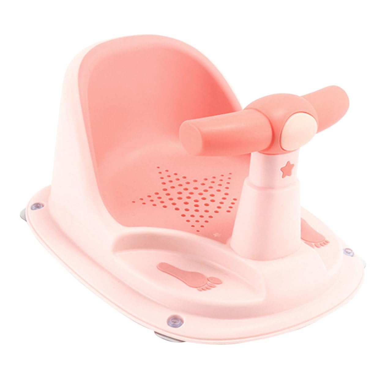Veemoon Babybadewannensitz Kleinkind Badesitz Rutschfest mit Weichem Ergonomischem Sitz Frei für Babys Badewanne und Dusche