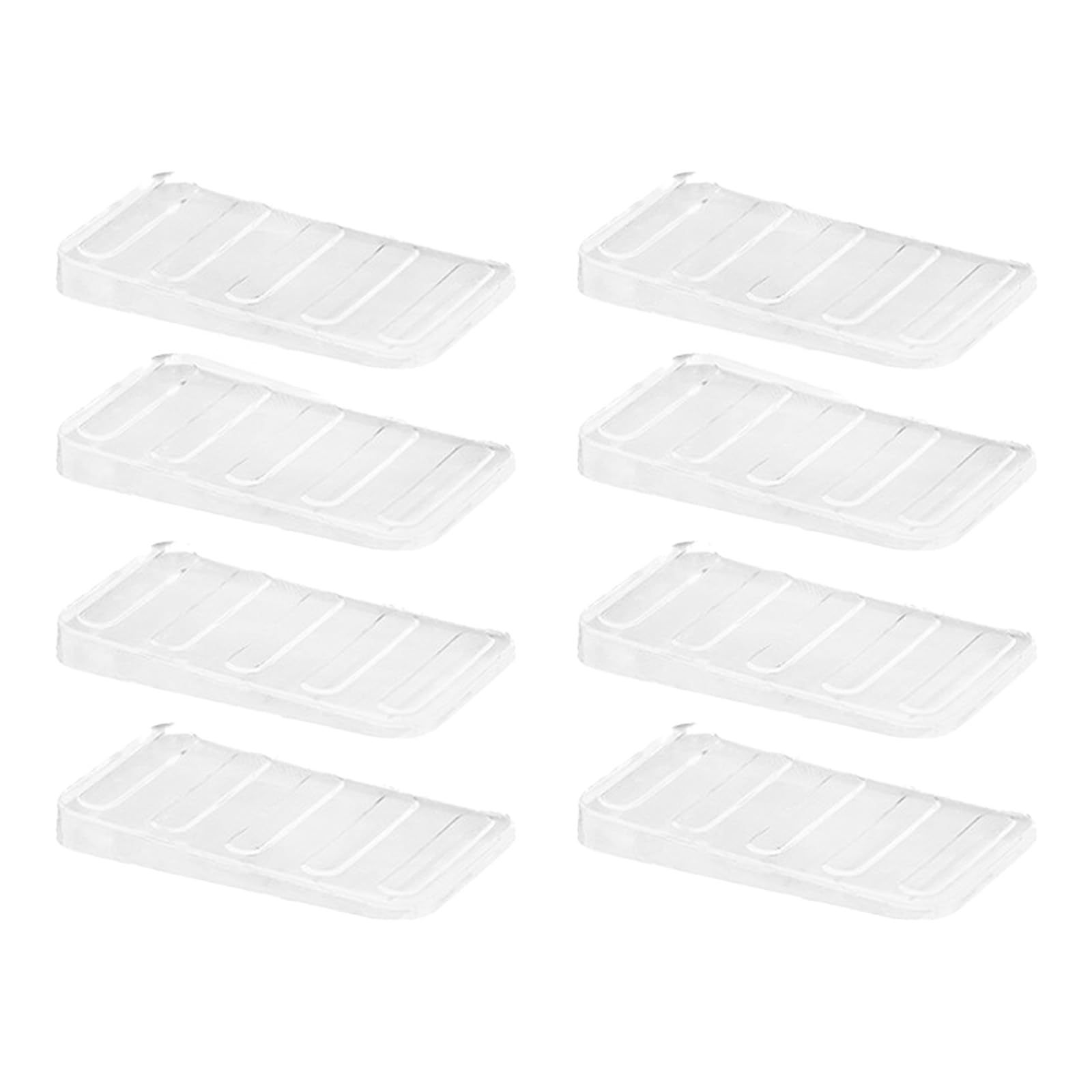 4 / 8Pcs Clear Table Shims Furniture Leveling Shims Wedges Levelers Furniture Gasket Stabilizers Pad for Uneven Floors Adjustable Levelers