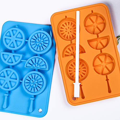 Molde de silicona para cubitos y paletas Webake 2 piezas miniatura 5
