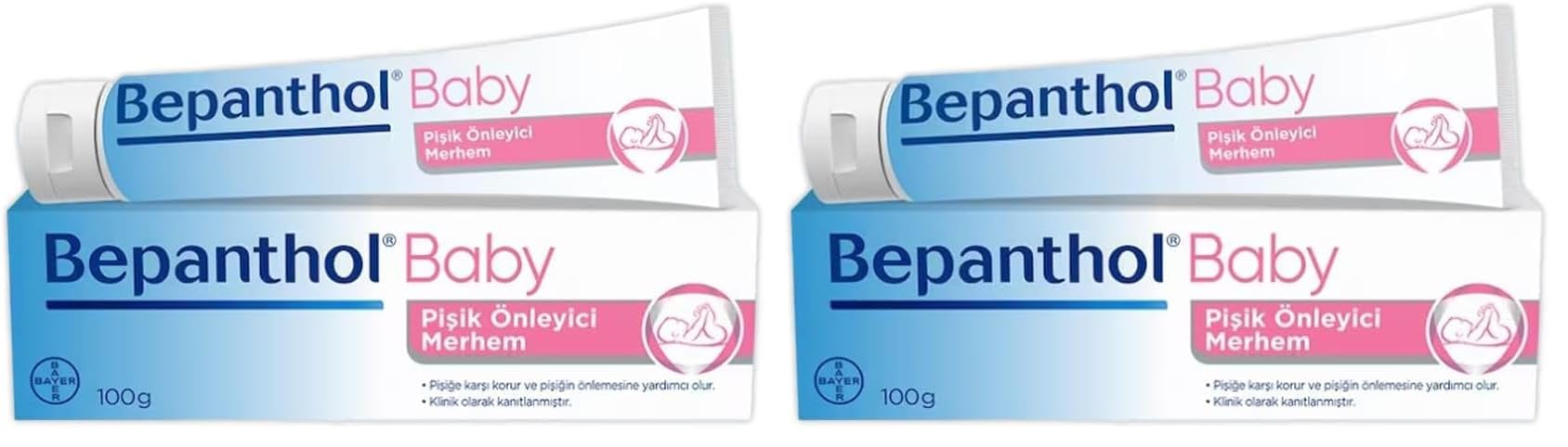 Bepanthol Baby Pişik Önleyici Merhem 100 gr (2 paketi)
