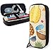 Produktbild Federmäppchen Ice Cream Avocado Sunglasses Pineapple Cute Pen Pencil Case Leather Pouch Bag Pencil Case with Double Zipper Holder Box for Girls Boys Adults