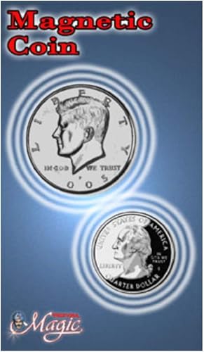 Magnético mitad Dólar de Royal Magicperfecto para ditching, conmutación, Fuga y roban monedas.
