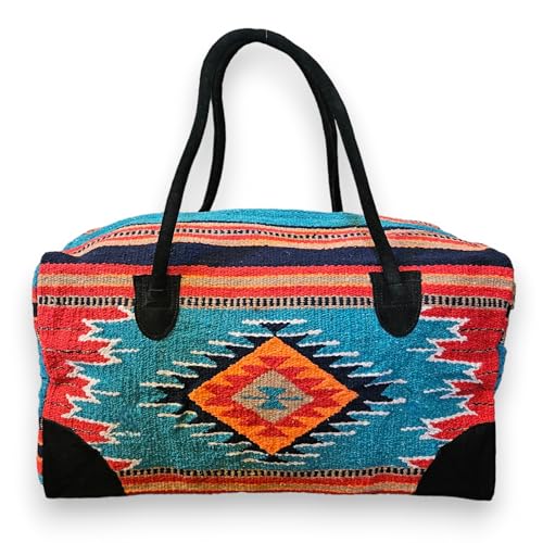 Southwestern Large Weekender Travel Bag Western Duffle Bag Boho Travel Bag