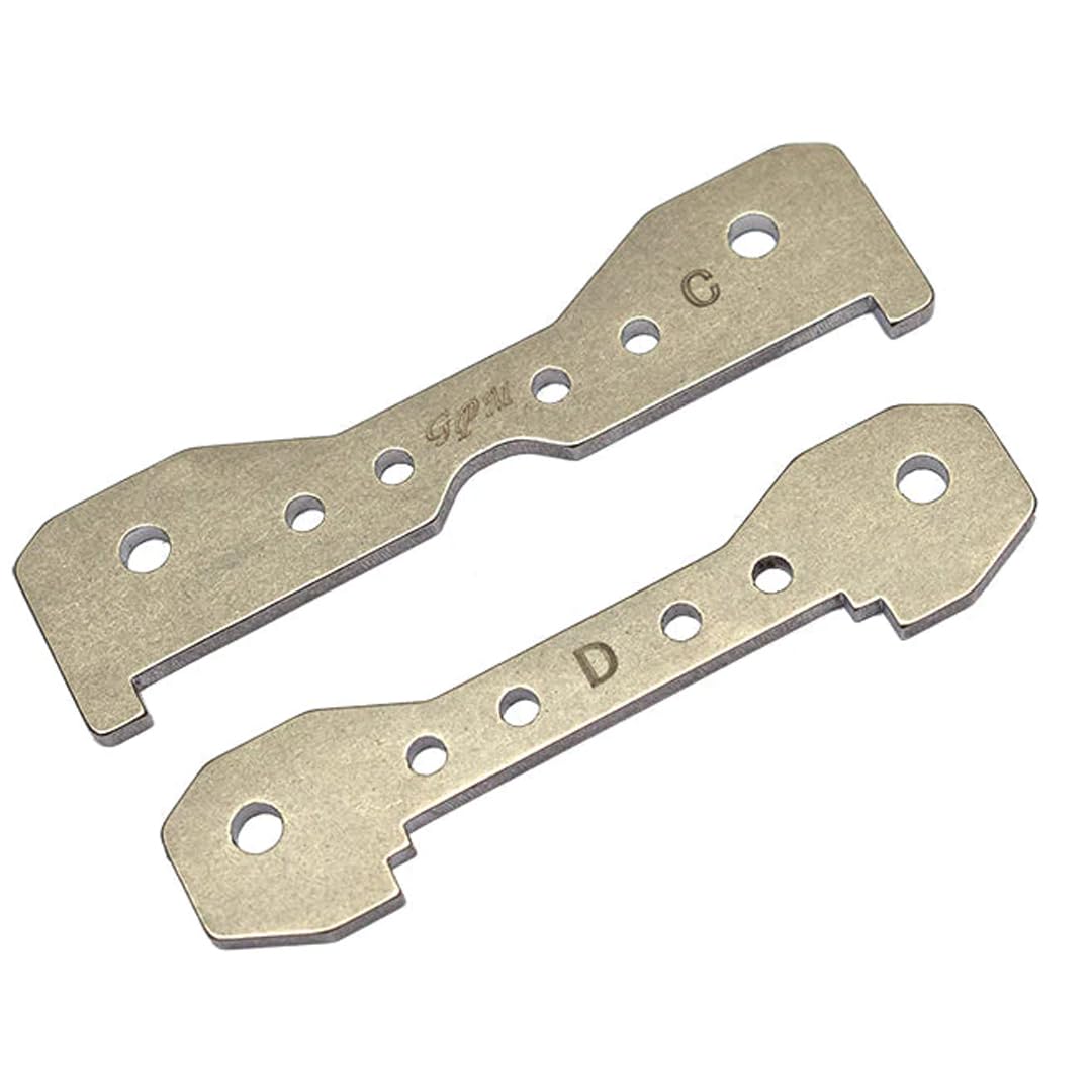 GPM Racing Stainless Steel Rear Lower Bulkhead Tie Bar Original Color : Sledge