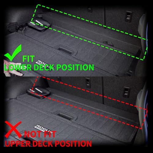 Image of HAFIDI Floor Mats & Cargo Liner Set Fit for 2017-2022 Nissan Rogue Sport (Cargo Liner Only Fit The Lower Deck) All Weather Protection TPE Car Full Set Floor Liners Custom Accessories - Black