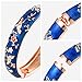 UJOY Colors Handcraft Jewelry Cloisonne Bracelet Enamel Bird Spring Hinged Womens Bangles Gifts Box 55C49 Navy Blue