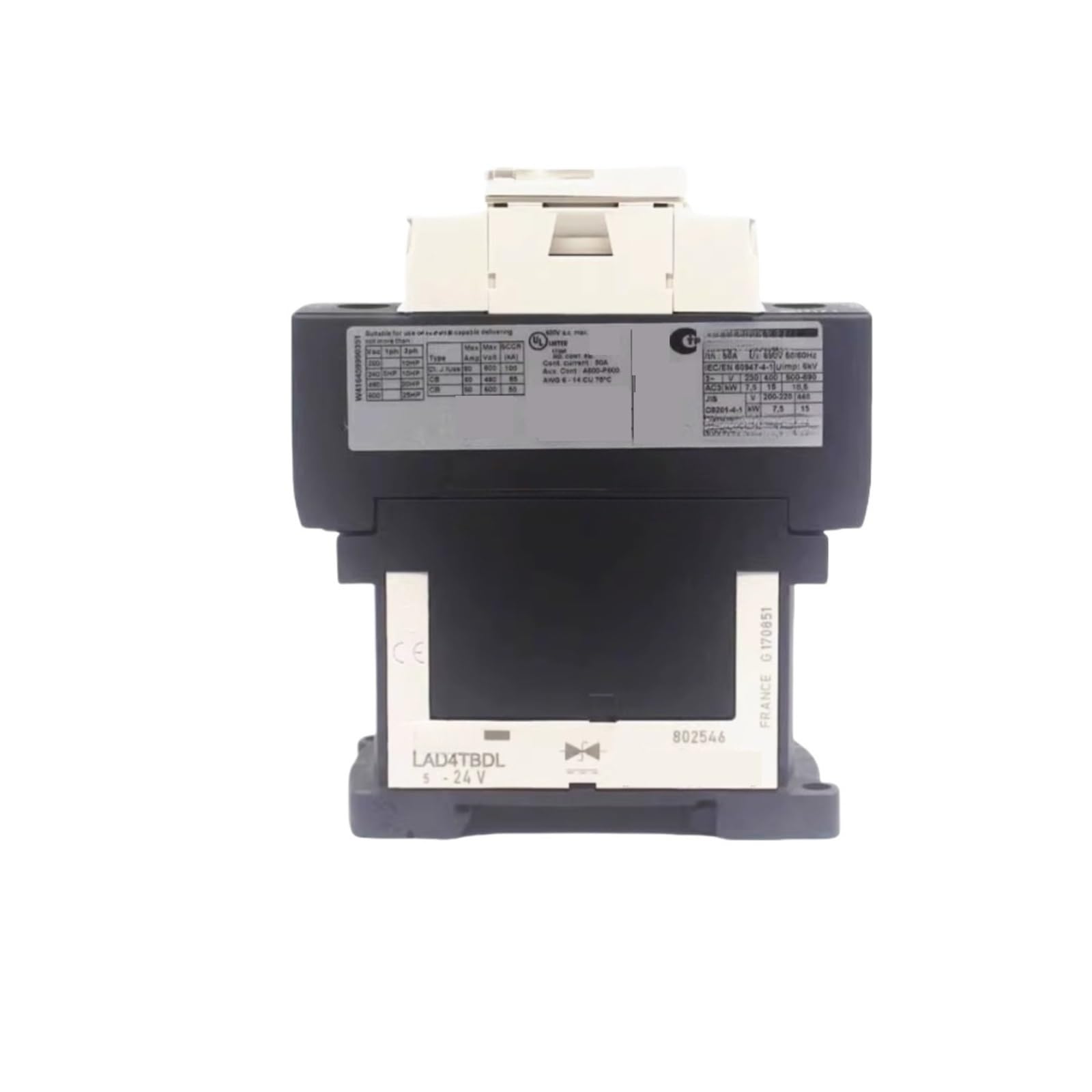QfUxYYSLD DC contactor LAD4TBDL 5-24V DC Voltage Control DC24V