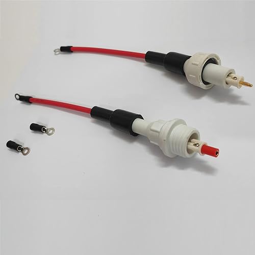 Vista 4 de Mssoomm Cabezales de conector positivo y negativo de protección de alambre de alto voltaje con terminal de metal para conectar la fuente