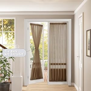 Tollpizsheerdoorcurtainsclosetlinentexturedcurtainssheerdoorwaylightfilteringvoilerodfrenchdoorpocketcurtainpatioglassdoor25x72incheslongbrownsetof1panel Urban Country Home Decor Tollpiz sheer door curtains closet linen textured curtains sheer doorway light filtering voile rod french door pocket curtain patio glass door 25 x 72 inches long brown set of 1 panel urban country home decor