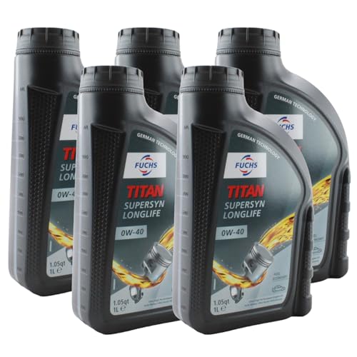 Fuchs 5 Liter TITAN SUPERSYN LONGLIFE SAE 0W-40 Aceite de Motor miniatura 1