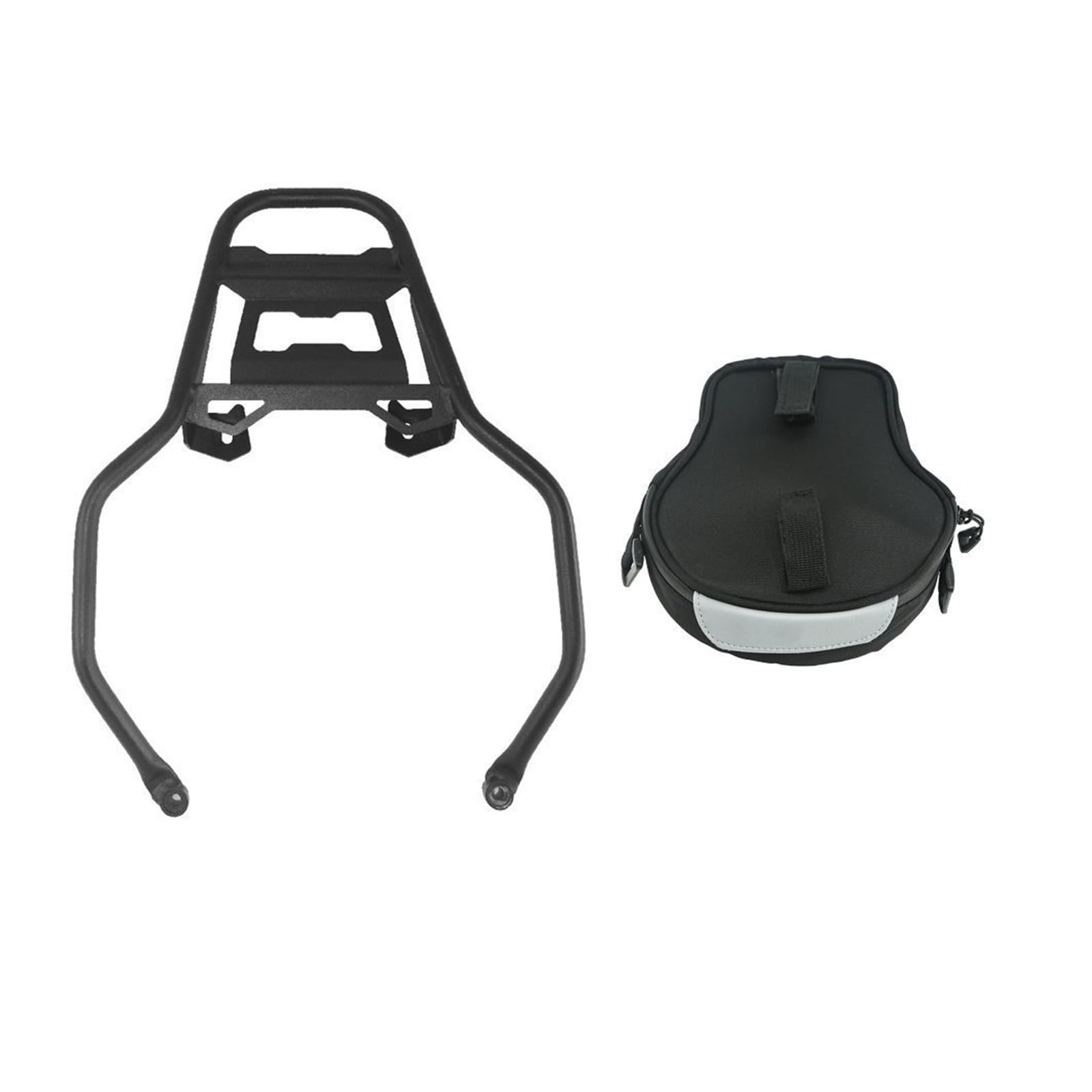 Supporto Portapacchi Posteriore Moto Per R1200GS Per LC Per ADV Per R 1200 GS 1250GS Per R1250GS Per Adventrue Moto Posteriore Bagagli Cremagliera Staffa Supporto(A set of black)
